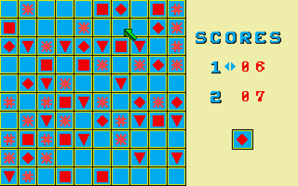 Symbol Search atari screenshot
